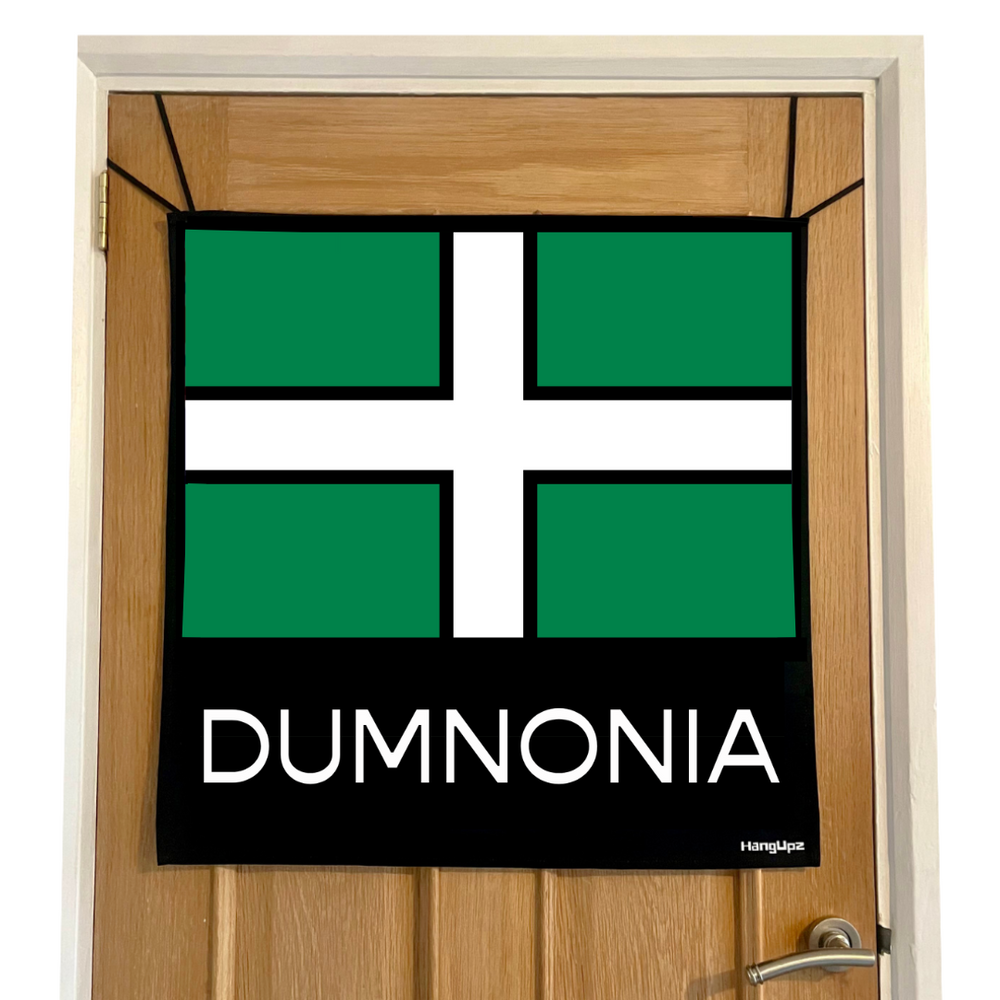 HANGUPZ 'Dumnonia' Large Devon Flag Original Door-Hang Decoration Gift