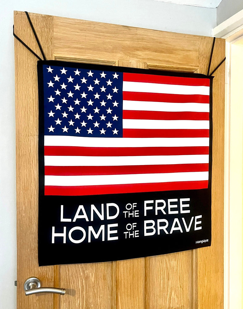 HANGUPZ Stars and Stripes USA Flag Large Original Door-Hang Front Door Bedroom Door Decoration