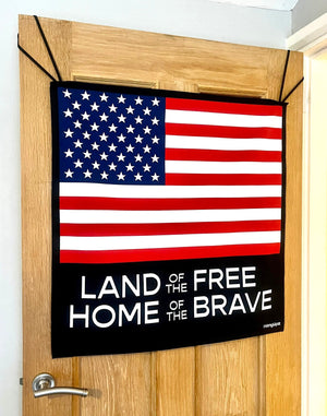 HANGUPZ Stars and Stripes USA Flag Large Original Door-Hang Front Door Bedroom Door Decoration