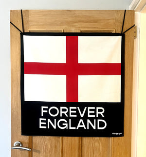 HANGUPZ St George's Cross Door-Hang Large England Flag Original Front Door Bedroom Door Decoration