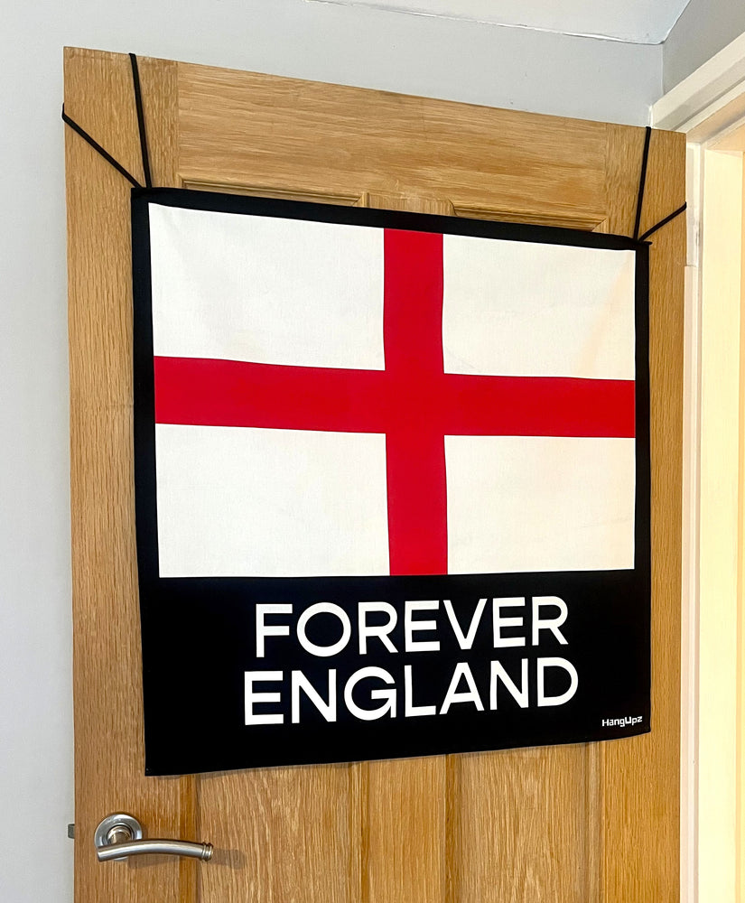 HANGUPZ St George's Cross Door-Hang Large England Flag Original Front Door Bedroom Door Decoration