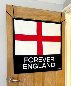 HANGUPZ St George's Cross Door-Hang Large England Flag Original Front Door Bedroom Door Decoration