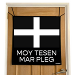 HANGUPZ Cornwall Flag 'More Cake Please' Large Original Door-Hang Decoration Gift