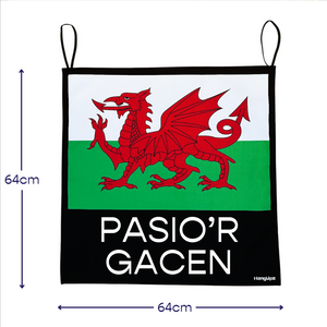 HANGUPZ Wales Flag Large 'Pass The Cake' Original Door-Hang Decoration