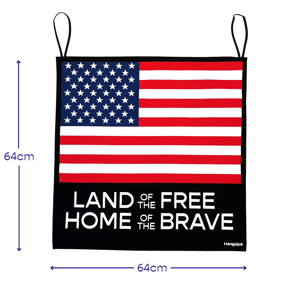 HANGUPZ Stars and Stripes USA Flag Large Original Door-Hang Front Door Bedroom Door Decoration