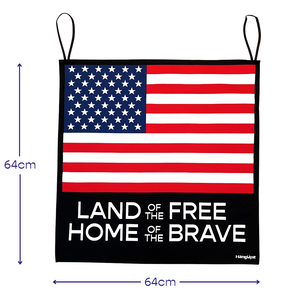 HANGUPZ Stars and Stripes USA Flag Large Original Door-Hang Front Door Bedroom Door Decoration