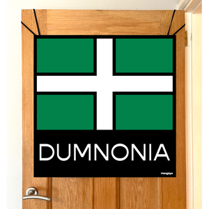 HANGUPZ 'Dumnonia' Large Devon Flag Original Door-Hang Decoration Gift