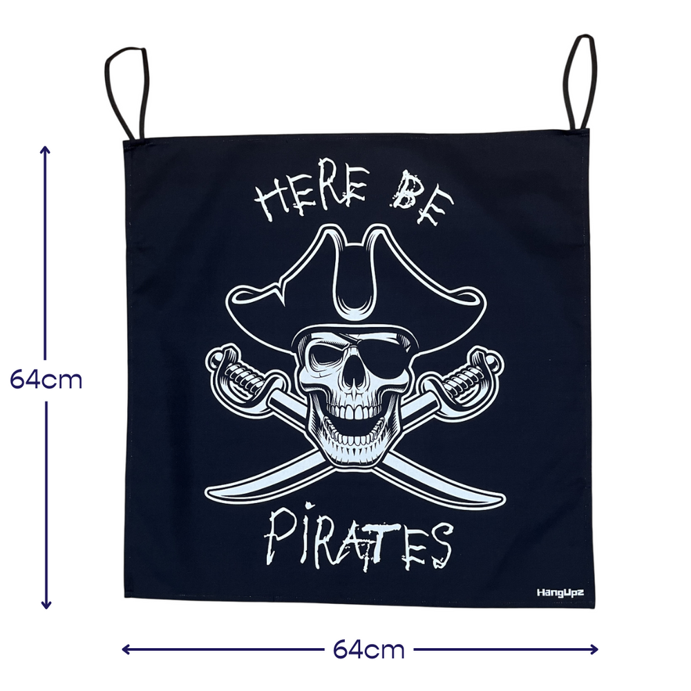 HANGUPZ Pirate Flag Large Fun Kid's Door Decoration Original Gift For Boys Girls
