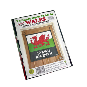 HANGUPZ Wales Flag Large Original Door-Hang Front Door Bedroom Door Decoration