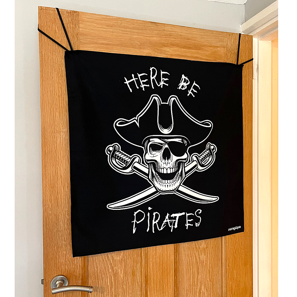 HANGUPZ Pirate Flag Large Fun Kid's Door Decoration Original Gift For Boys Girls
