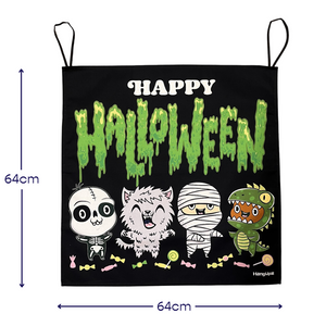 HANGUPZ Happy Halloween Sign Door-Hang Original Large Hanging Halloween Decoration Gift For Boys Girls
