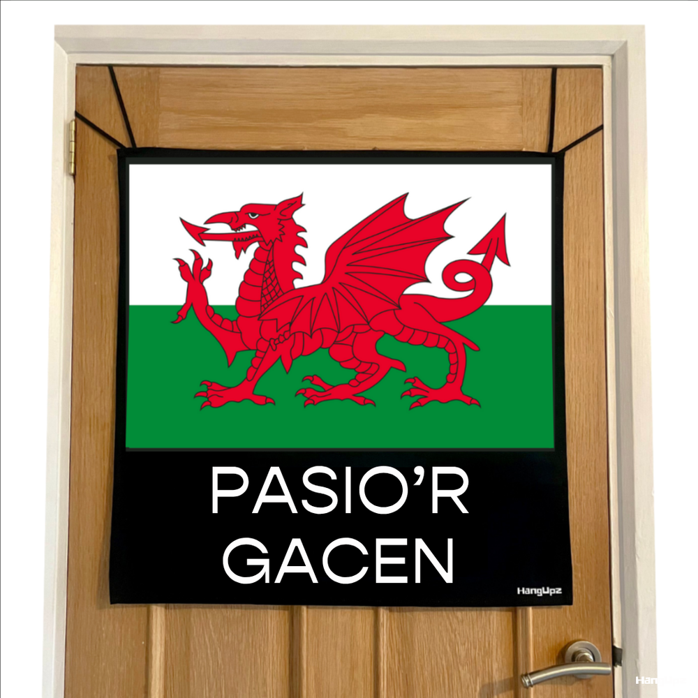 HANGUPZ Wales Flag Large 'Pass The Cake' Original Door-Hang Decoration