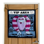 HANGUPZ 'VIP Area' Large Fun Sign Kid's Bedroom Door Decoration Original Gift For Boys Girls