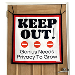 HANGUPZ 'Keep Out!' Large Fun Sign Kid's Bedroom Door Decoration Gift For Boys Girls