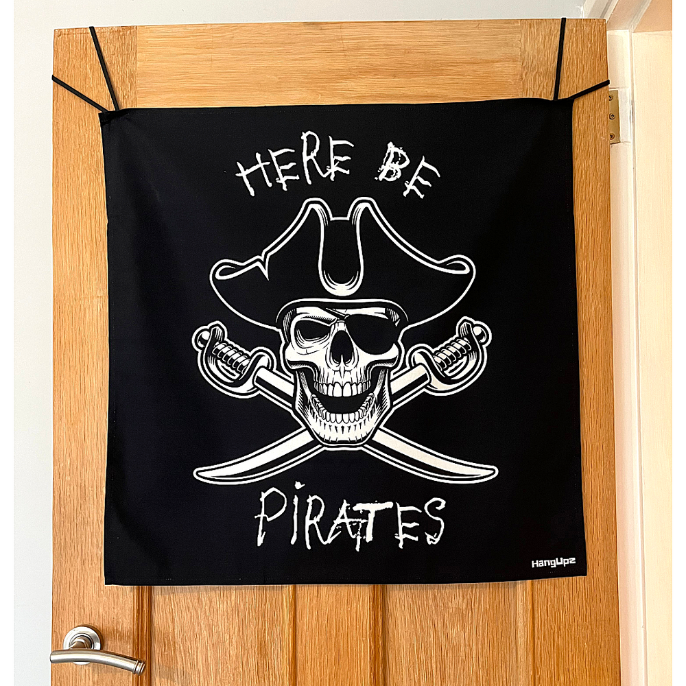 HANGUPZ Pirate Flag Large Fun Kid's Door Decoration Original Gift For Boys Girls