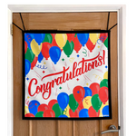 HANGUPZ 'Congratulations' Door-Hang Banner Large Original Front Door Bedroom Door Decoration