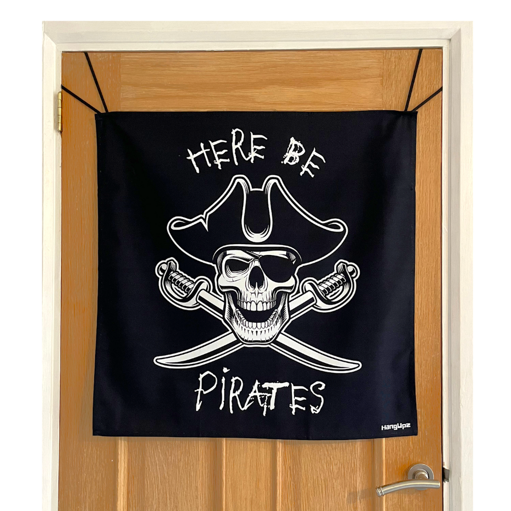 HANGUPZ Pirate Flag Large Fun Kid's Door Decoration Original Gift For Boys Girls