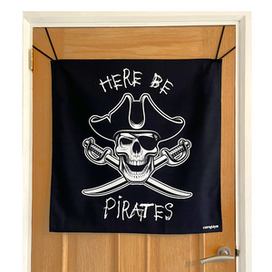 HANGUPZ Pirate Flag Large Fun Kid's Door Decoration Original Gift For Boys Girls