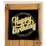 HANGUPZ Sparkly 'Happy Birthday' Door-Hang Banner Large Original Front Door Bedroom Door Decoration