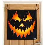 HANGUPZ Scary Jack O Lantern Face Door-Hang Original Large Hanging Halloween Decoration Gift For Boys Girls