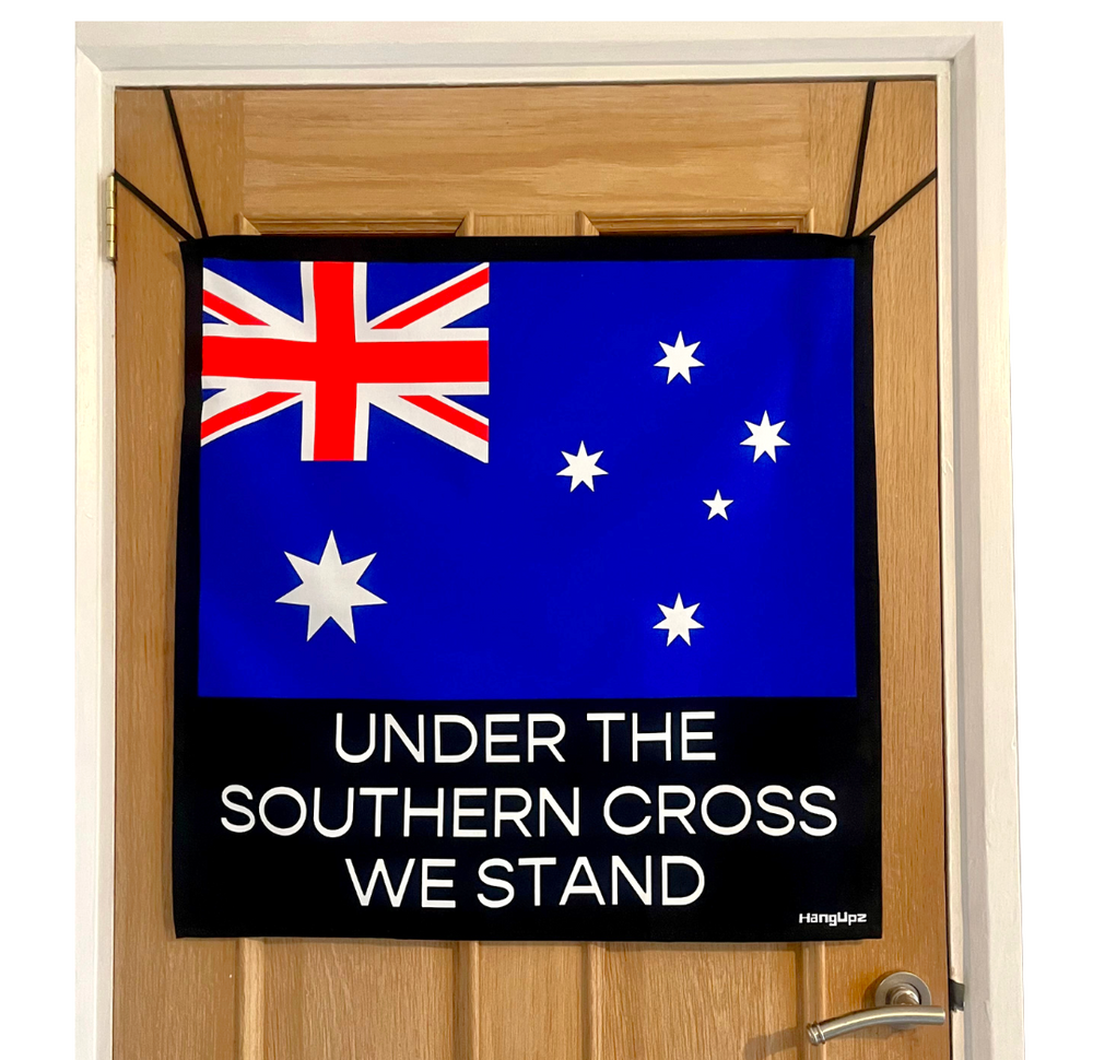 HANGUPZ Australia Flag Large Original Door-Hang Front Door Bedroom Door Decoration
