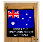HANGUPZ Australia Flag Large Original Door-Hang Front Door Bedroom Door Decoration
